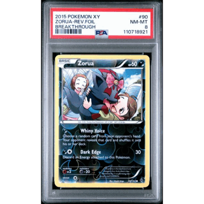 Zorua - Rev. Foil Breakthrough - PSA 8