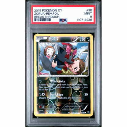 Zorua - Rev. Foil Breakthrough - PSA 9
