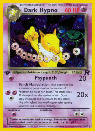 Dark Hypno - 1st Edition Team Rocket