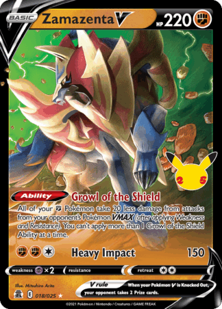 Zamazenta V - Celebrations