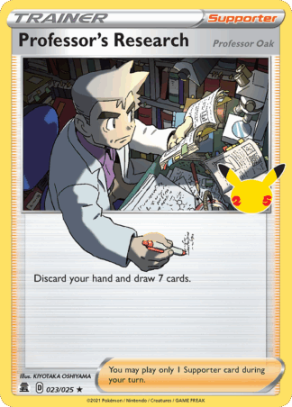 Professor's Research (Professor Oak) - Celebrations