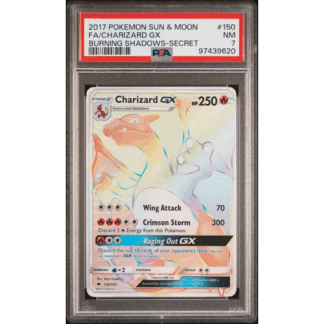 Charizard GX - Burning Shadows - PSA 7