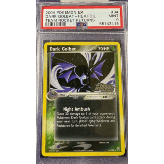 Dark Golbat - Reverse Foil Team Rocket Returns - PSA 9
