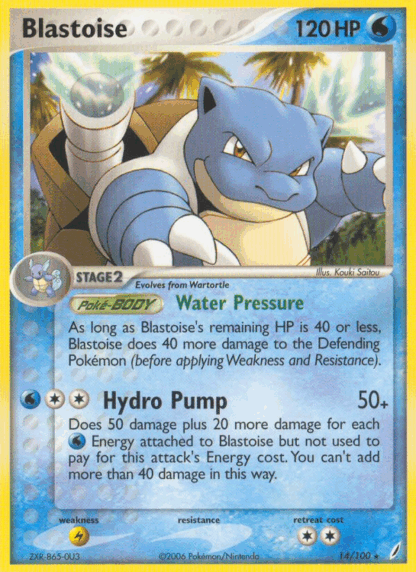 Blastoise - Crystal Guardians