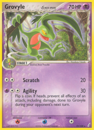 Grovyle δ Reverse - Crystal Guardians