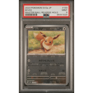 Eevee - Masterball Reverse - SV2a - PSA 9