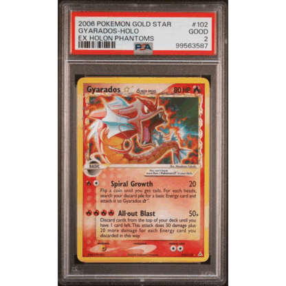 Gyarados Goldstar - Holon Phantoms - PSA 2