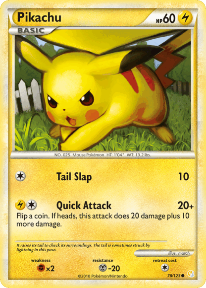 Pikachu - HeartGold & SoulSilver
