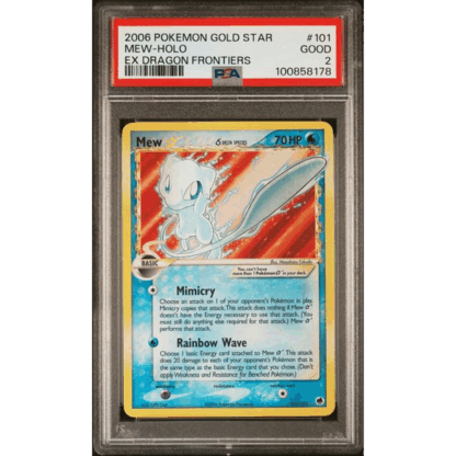 Mew Goldstar - Dragon Frontiers PSA 2