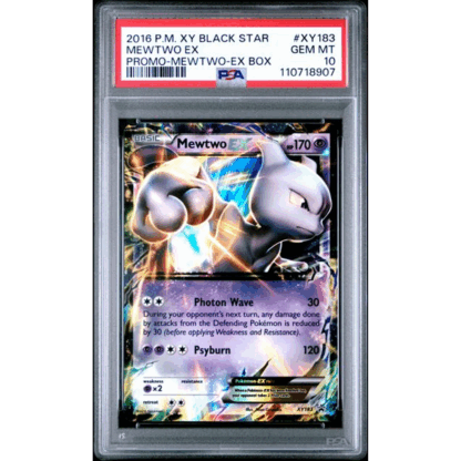 Mewtwo EX - Mewtwo EX Box Promo - PSA 10