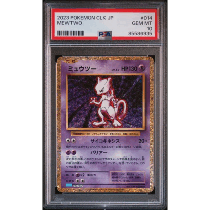 Mewtwo JP - CLK - PSA 10