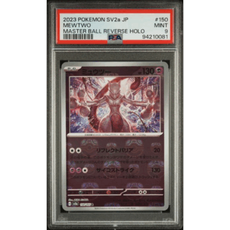 Mewtwo - Masterball Reverse - SV2a - PSA 9