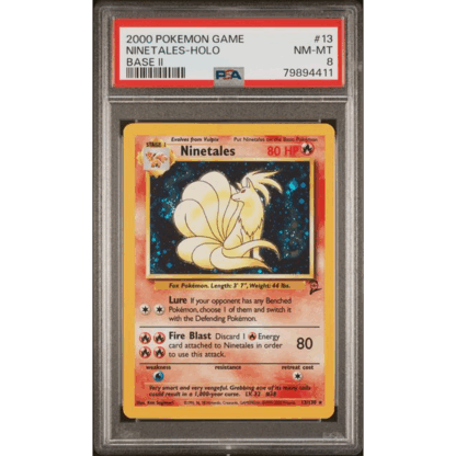 Ninetales - Base 2 - PSA 8