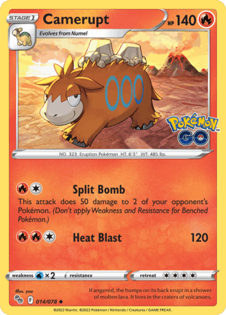 Camerupt Reverse - Pokémon GO