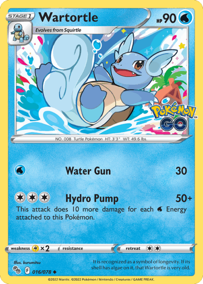 Wartortle Reverse - Pokémon GO