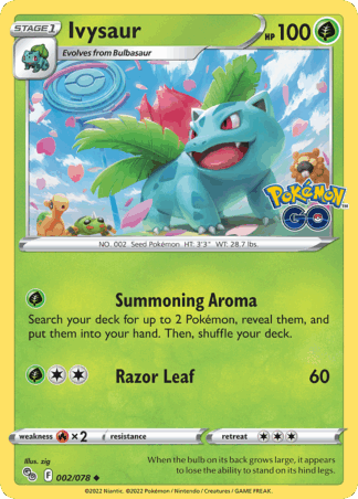 Ivysaur Reverse - Pokémon GO