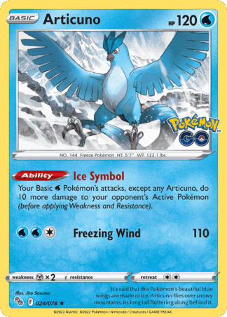 Articuno Reverse - Pokémon GO