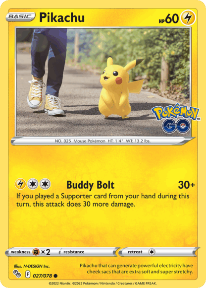 Pikachu - Pokémon GO