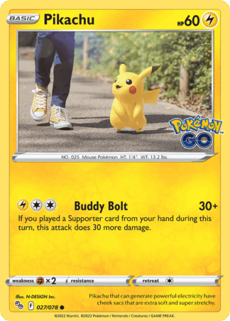 Pikachu Reverse - Pokémon GO