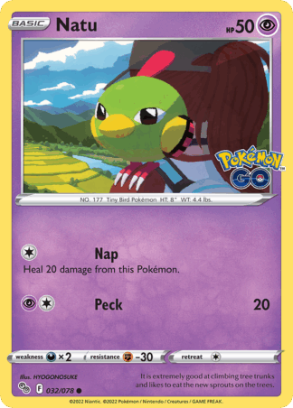 Natu Reverse - Pokémon GO