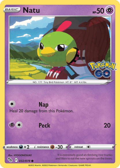 Natu Reverse - Pokémon GO