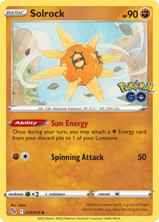 Solrock Reverse - Pokémon GO