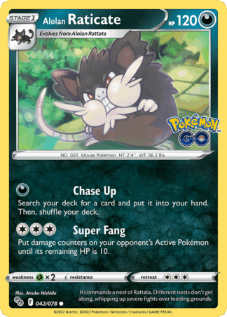 Alolan Raticate Reverse - Pokémon GO