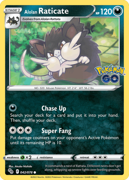Alolan Raticate Reverse - Pokémon GO