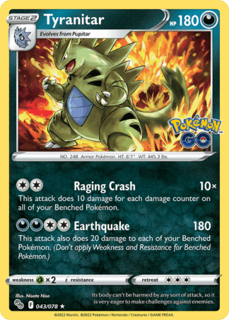 Tyranitar Reverse - Pokémon GO