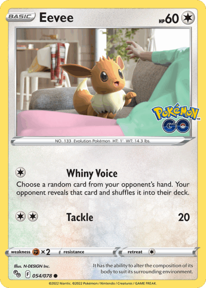 Eevee Reverse - Pokémon GO