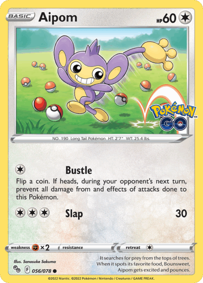 Aipom Reverse - Pokémon GO