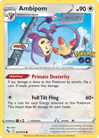 Ambipom Reverse - Pokémon GO