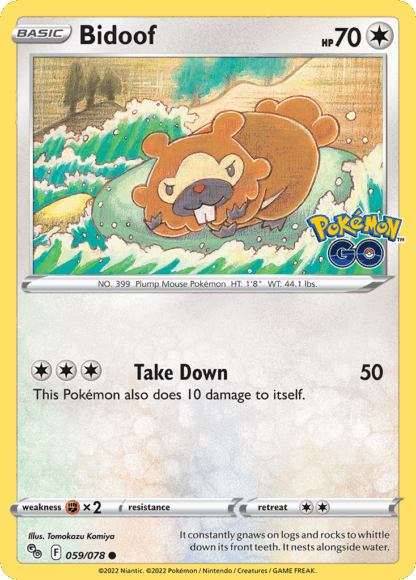 Bidoof Reverse - Pokémon GO