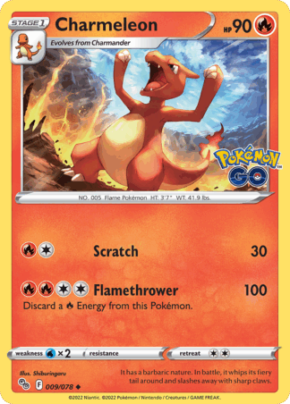 Charmeleon Reverse - Pokémon GO