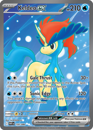 Keldeo ex - White Flare
