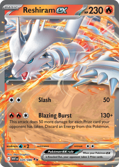 Reshiram ex - White Flare