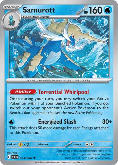 Samurott Master Ball - White Flare