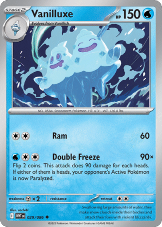 Vanilluxe Poke Ball - White Flare