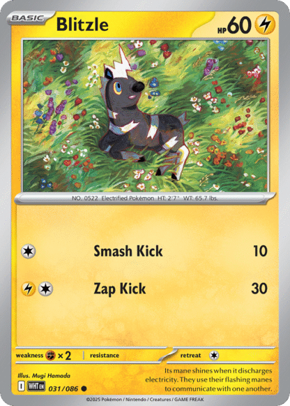 Blitzle Poke Ball - White Flare