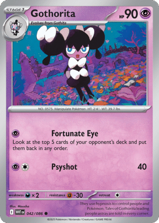 Gothorita Poke Ball - White Flare