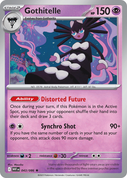 Gothitelle Poke Ball - White Flare