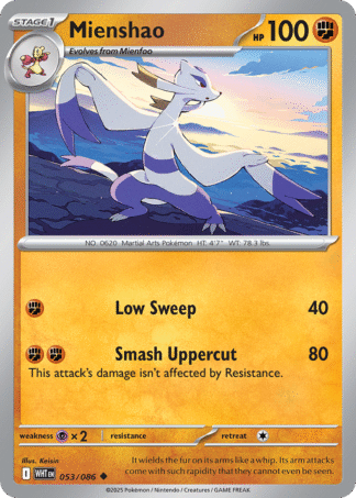 Mienshao Poke Ball - White Flare