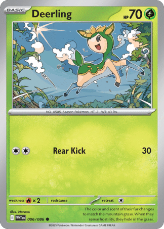 Deerling Poke Ball - White Flare