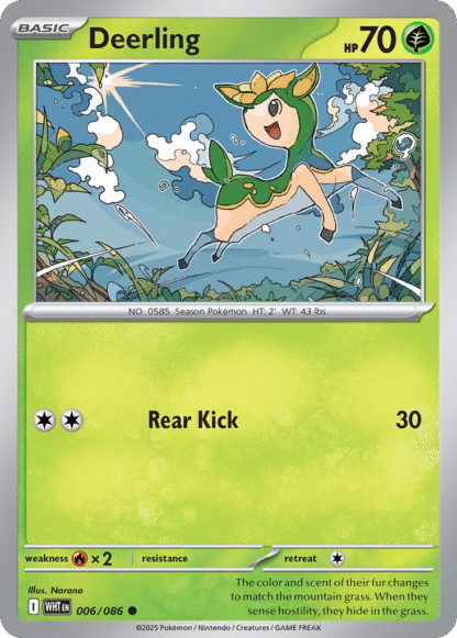 Deerling Poke Ball - White Flare