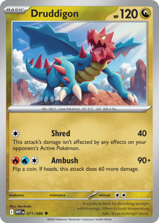Druddigon Poke Ball - White Flare