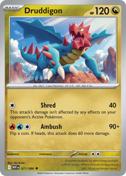 Druddigon Poke Ball - White Flare