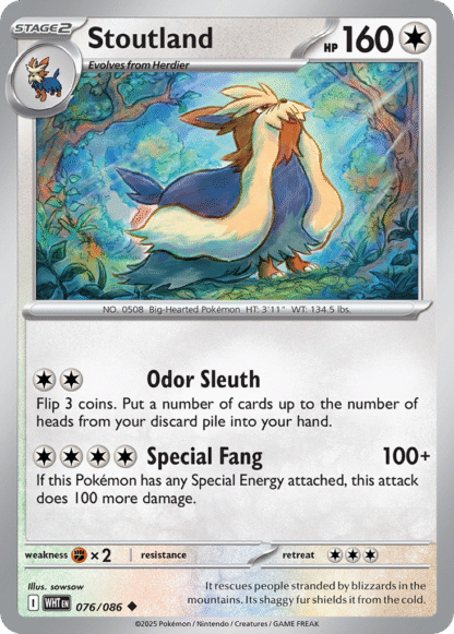Stoutland Master Ball - White Flare