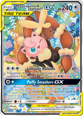 Mega Lopunny & Jigglypuff-GX - Cosmic Eclipse
