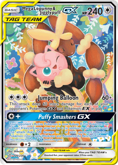 Mega Lopunny & Jigglypuff-GX - Cosmic Eclipse