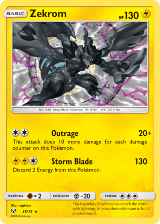 Zekrom - Shining Legends